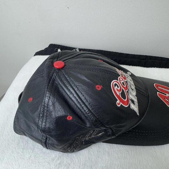 VTG Coors Light Racing Sterling Marlin #40 Snapback Hat Cap Leather Made In USA - Picture 6 of 11